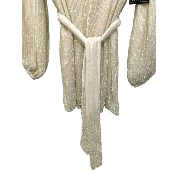 Retrofete Gabrielle Robe Sequin Dress Medium NEW - Picture 6 of 9